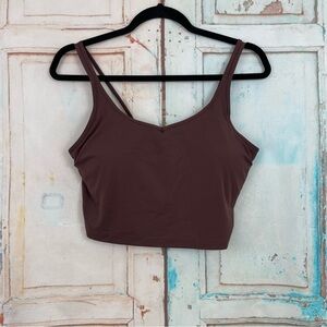 NWT CRZ YIGA V-Neck Cropped Sports Tank Women’s Medium